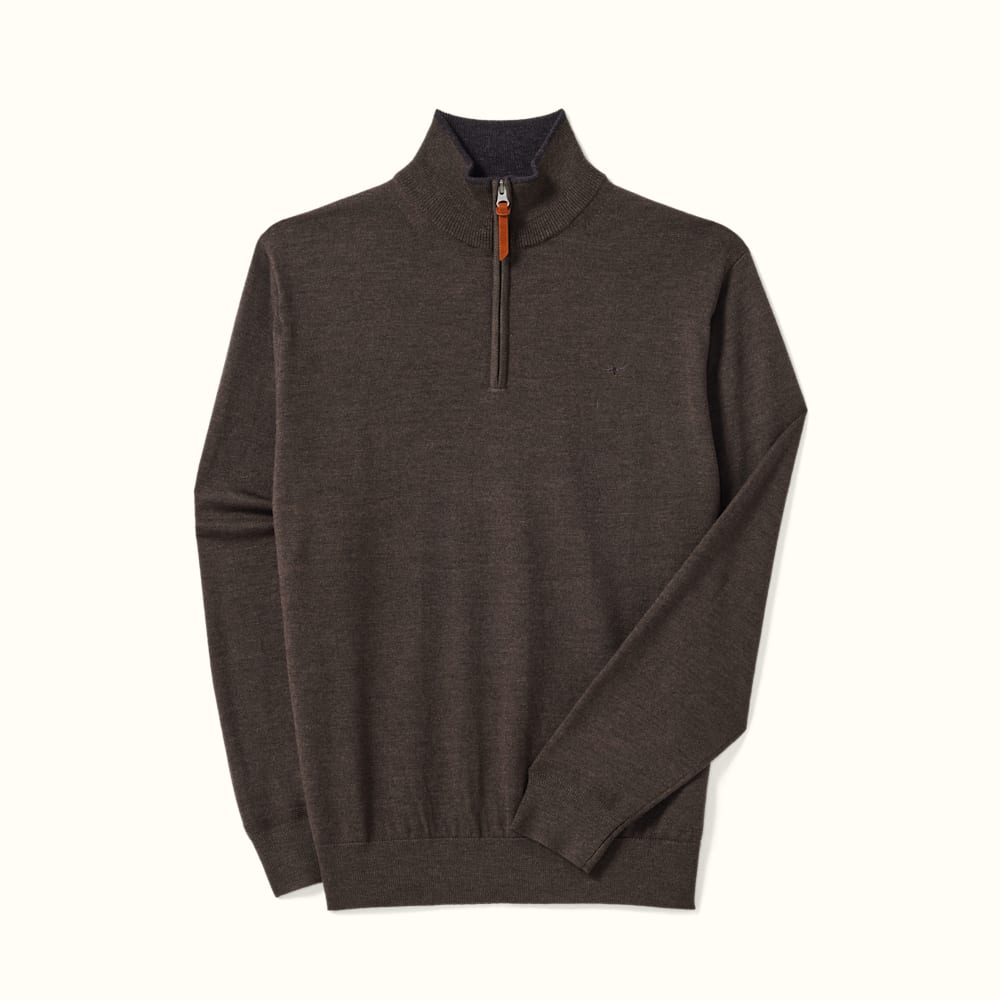 Ernest 1/4 Zip Merino Knit | R.M.Williams® New Zealand Ernest 1/4 Zip Merino Knit | R.M.Williams® New Zealand