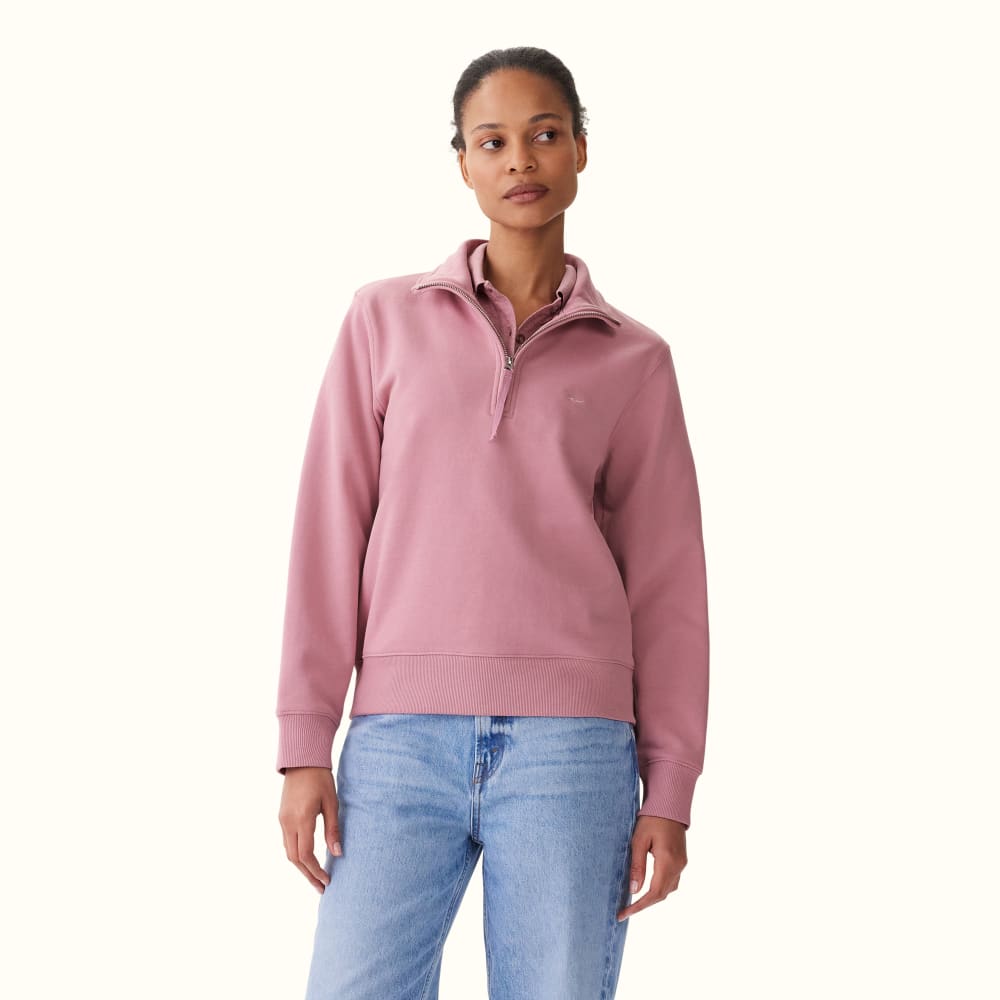 Light pink quarter new arrivals zip