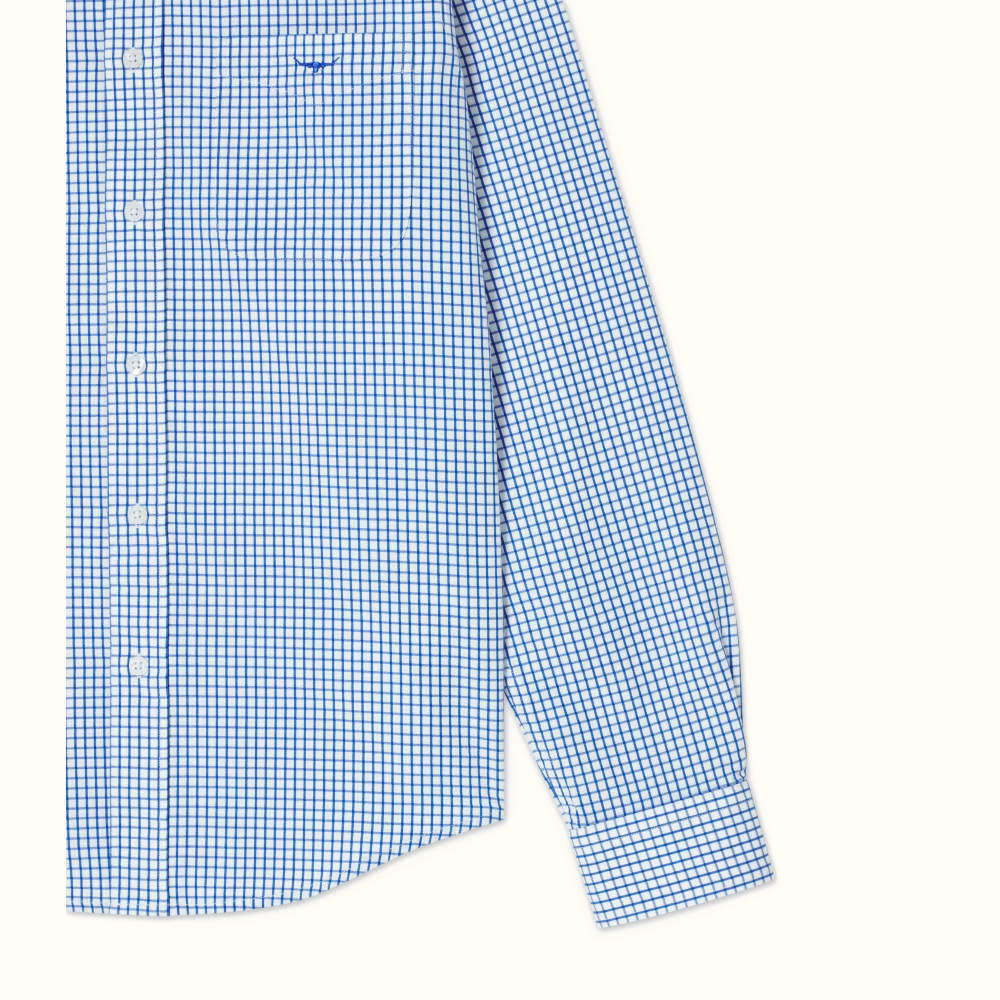 White/Blue Jervis Shirt, R.M.Williams Shirts