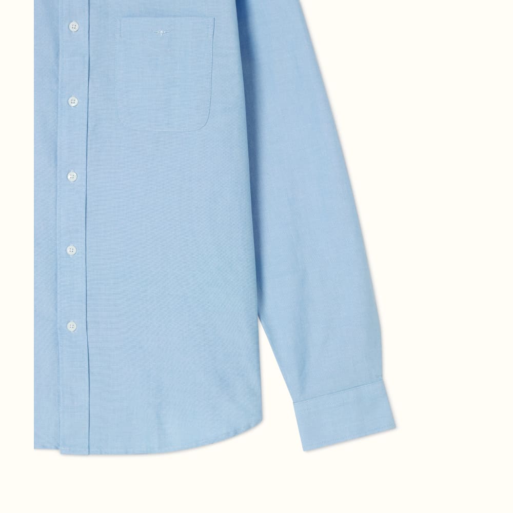 Light Blue Collins Button Down Shirt R.M.Williams Shirts R.M