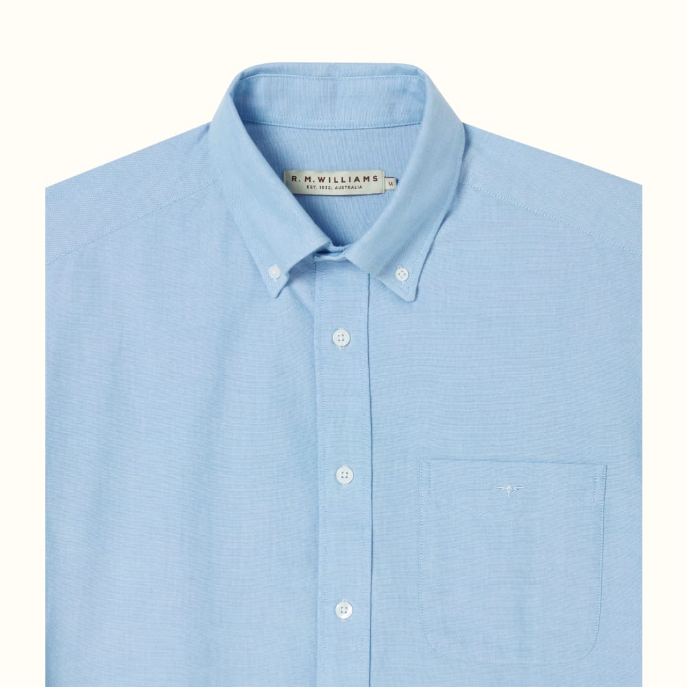 RM Williams 'Collins Oxford' Long Sleeve Shirt 