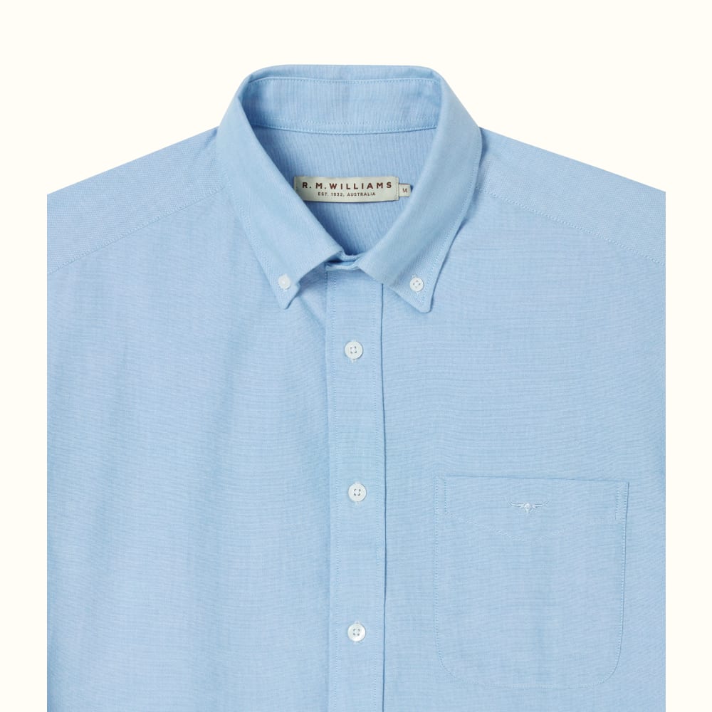 Button Down Oxford Shirt Light Blue