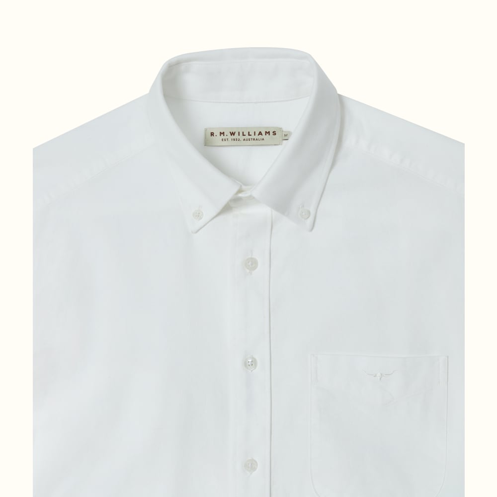 RM Williams Men's Linen Gingham Shirt