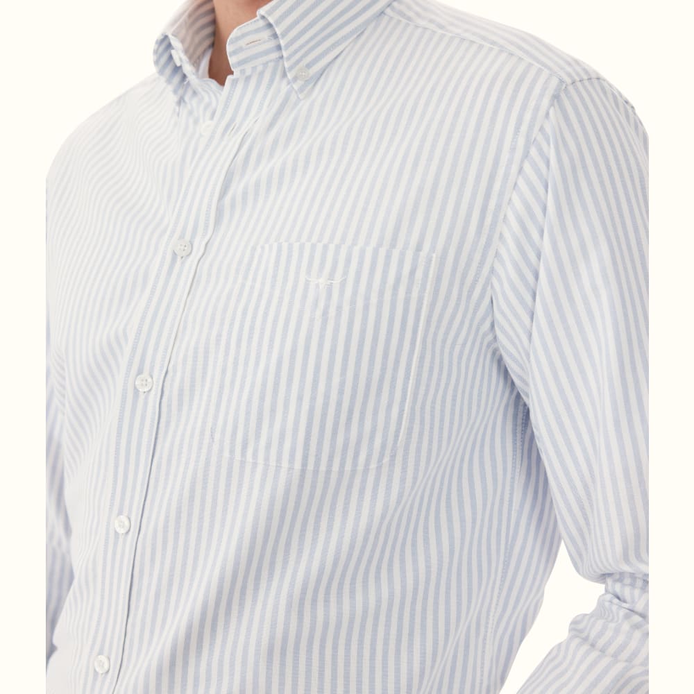 R.M. Williams Striped Long Sleeve Dress Shirt