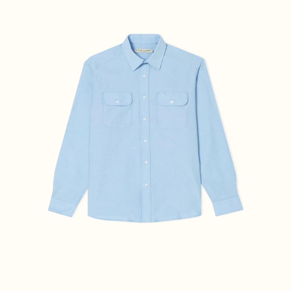 Light Blue Bourke Shirt R.M.Williams Shirts R.M.Williams United States