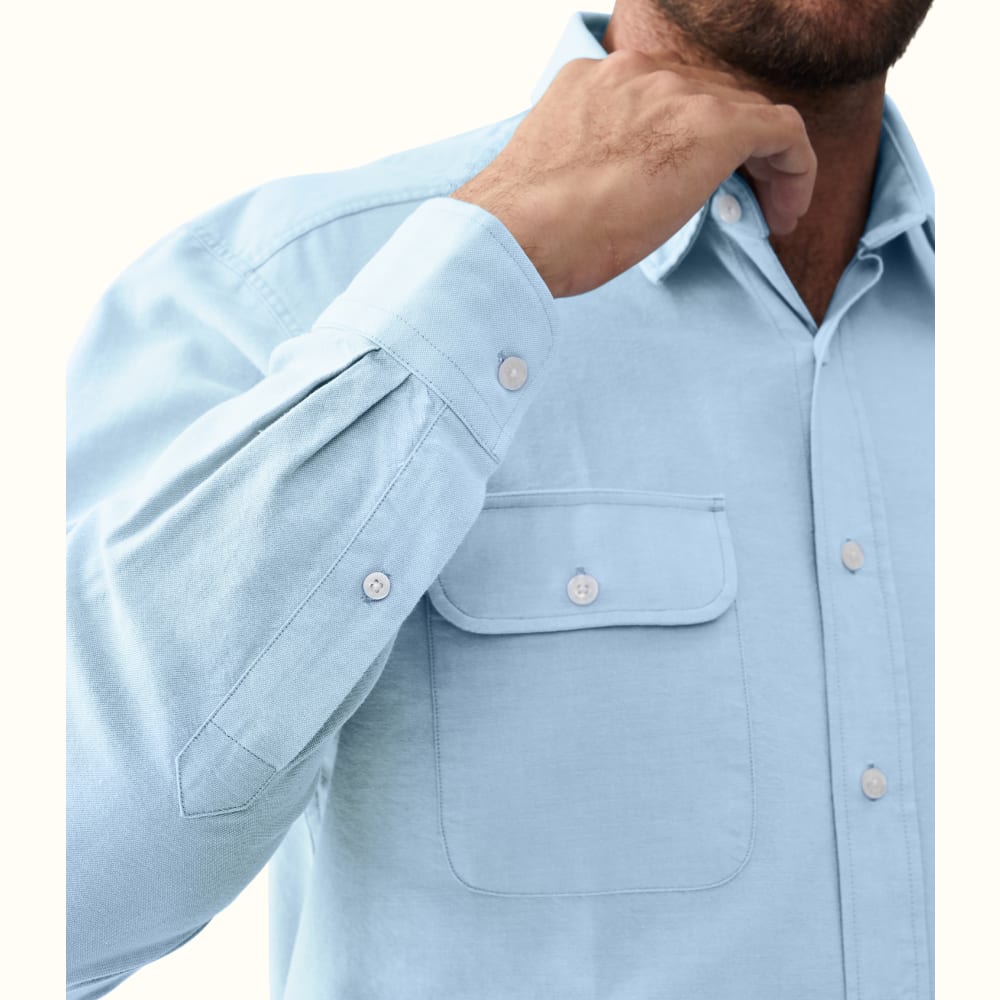 Light Blue Bourke Shirt R.M.Williams Shirts R.M.Williams United States
