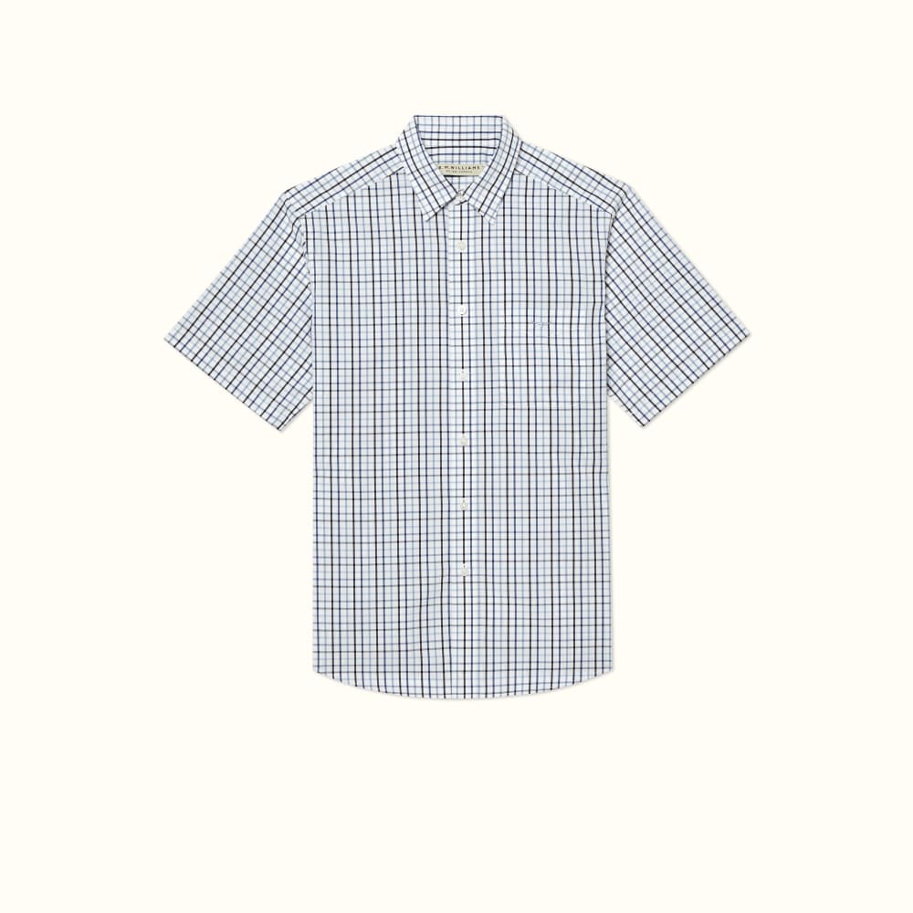 RM Williams Hervey Shirt - Navy/White Check