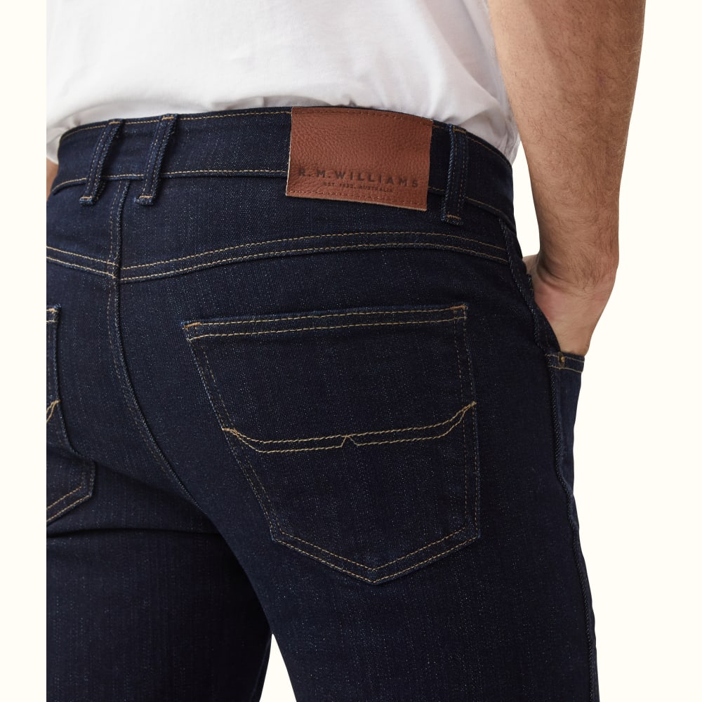 Indigo Linesman Slim Jeans R.M.Williams Jeans R.M.Williams New Zealand