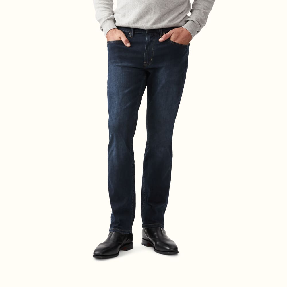 RM Williams Mens 'Dusty' Indigo Wash Slim Fit Denim Jeans