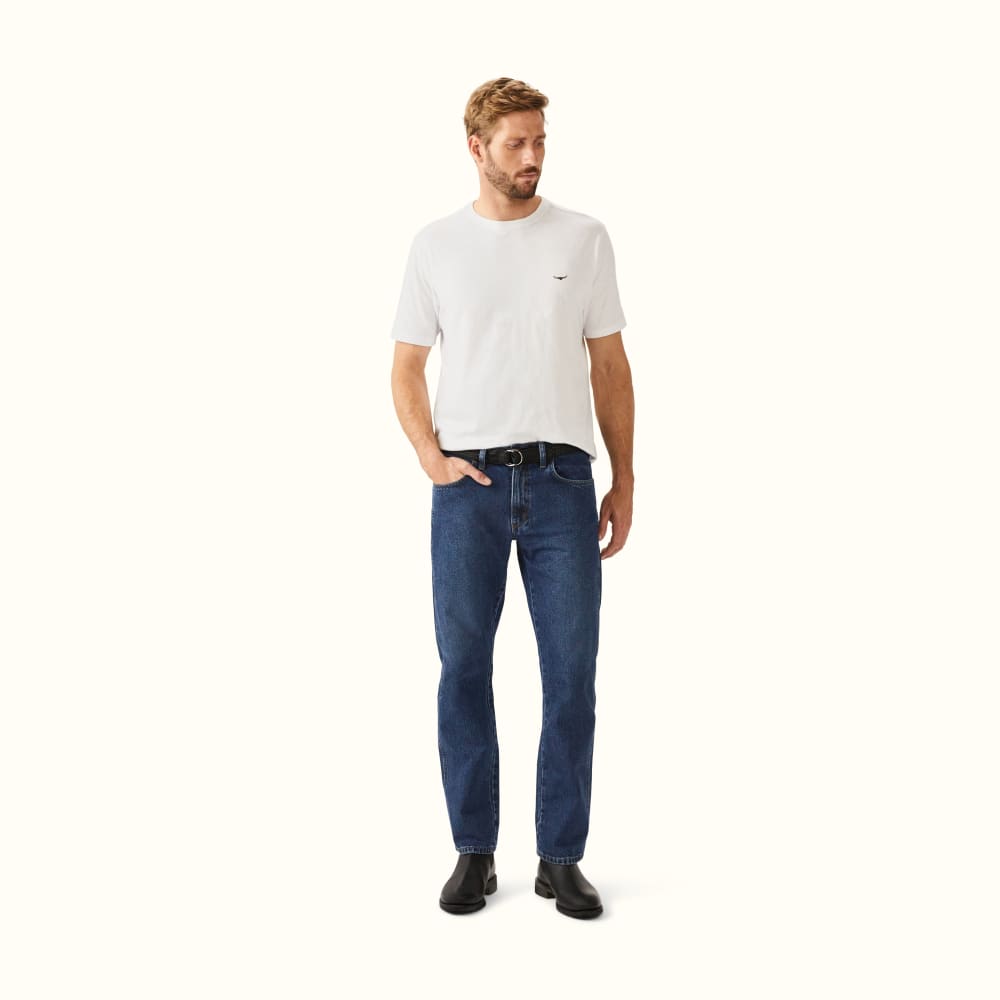 RM WILLIAMS Ramco Denim Jeans - Mens - Indigo Rinse Wash – A Farley