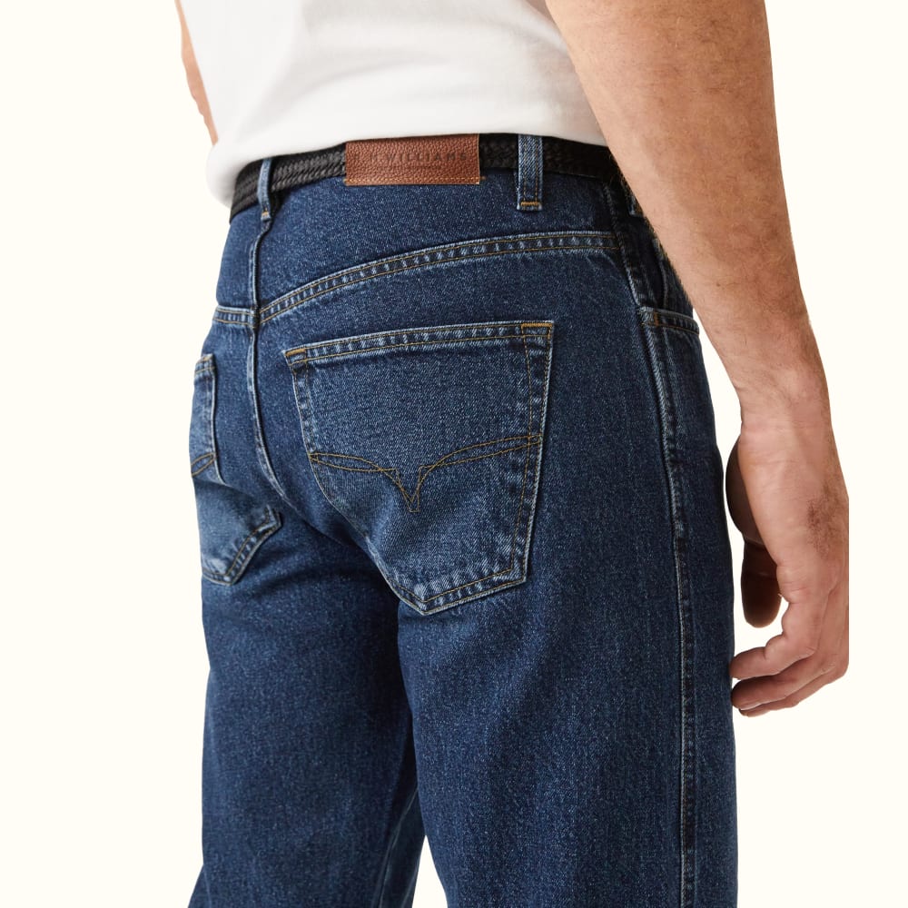 RM WILLIAMS Ramco Denim Jeans - Mens - Indigo Rinse Wash – A Farley