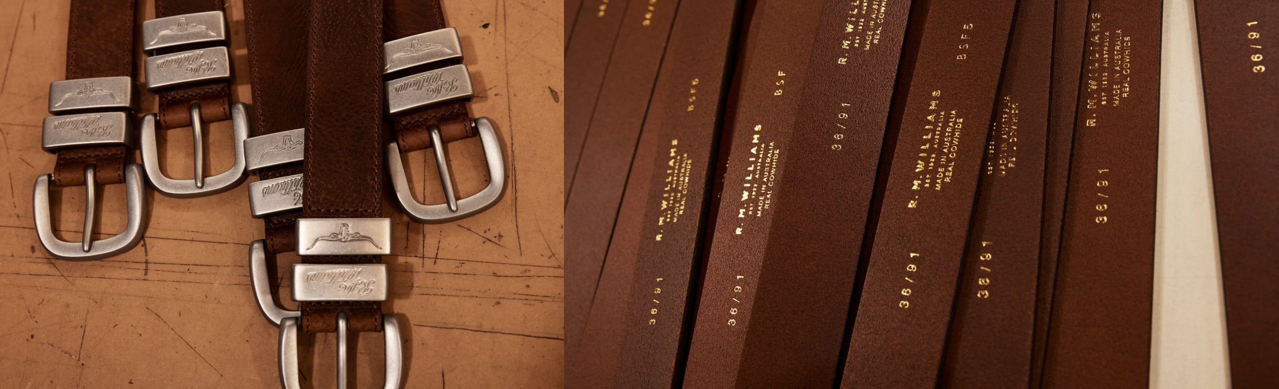 Crafted in Australia belts