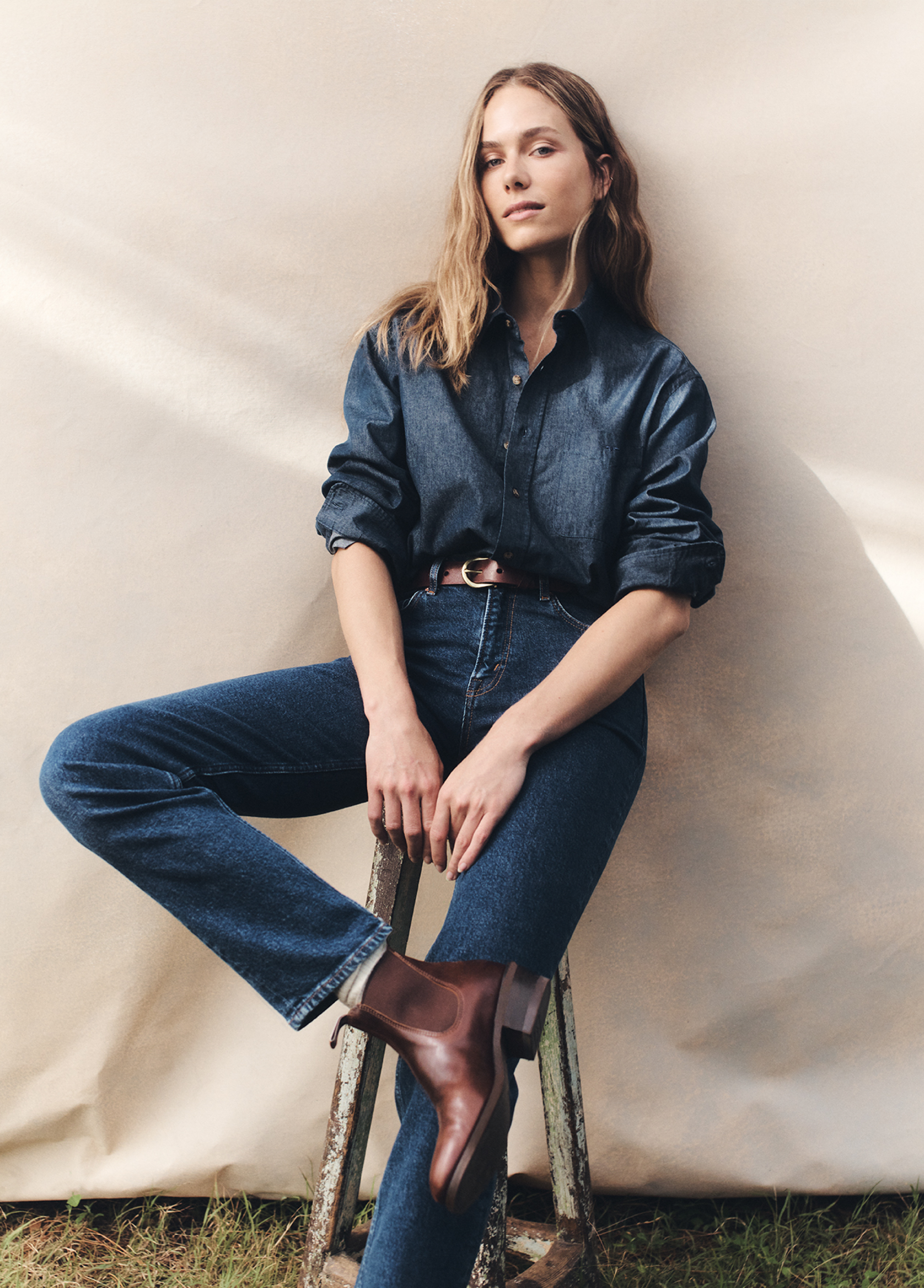 “I think of a good pair of jeans as the clothing equivalent of our handcrafted leather boots. They conform to the body, develop a natural fade and take on the personality of their owner with each and every wear.”