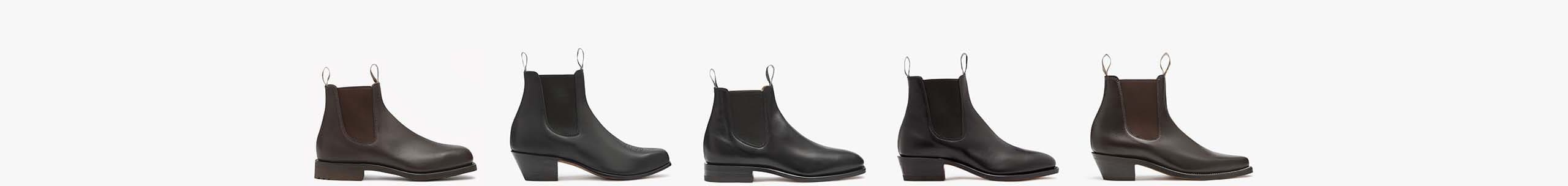 Roland Mouret Rm Williams Gardener Whole Cut Leather Chelsea Boots