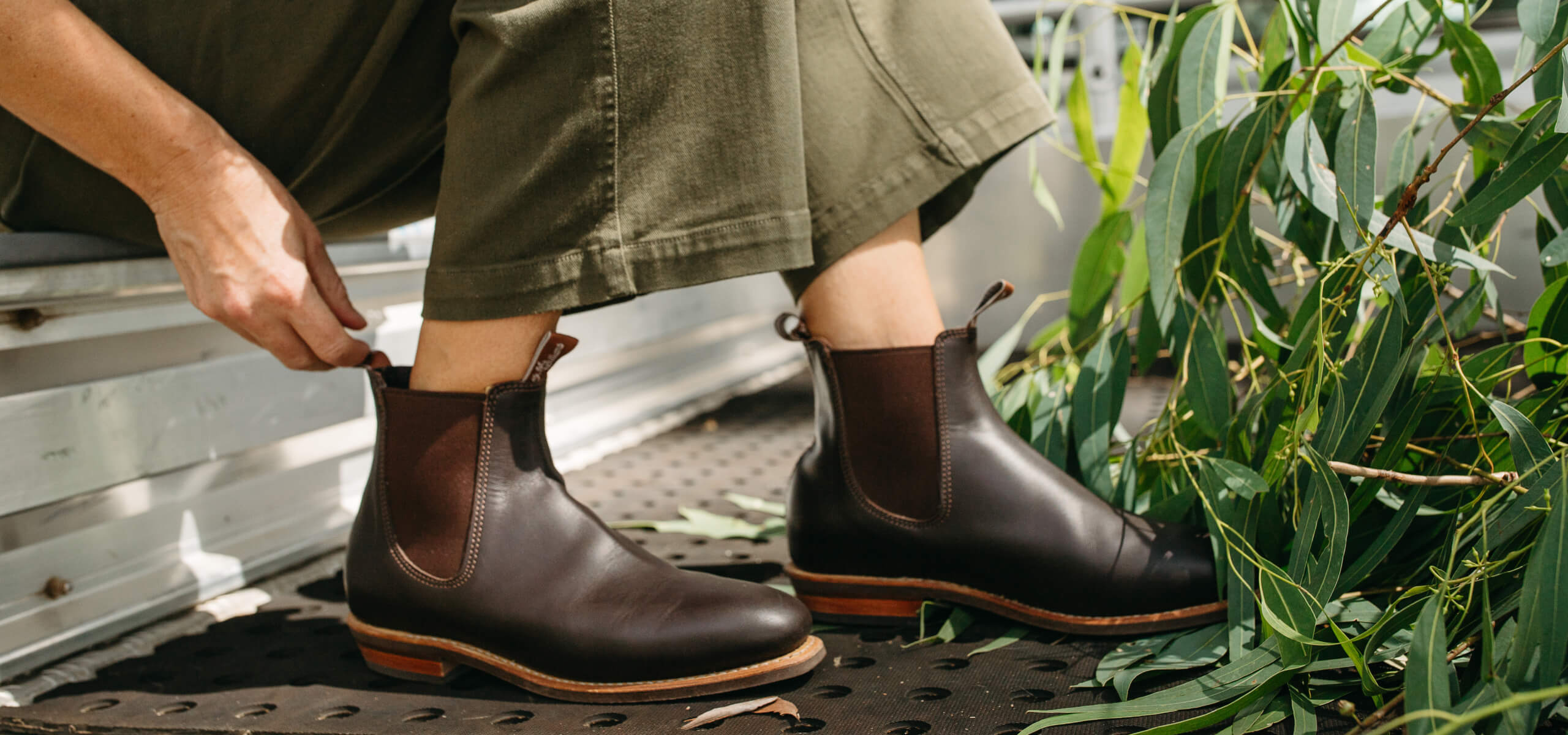 Chocolate Craftsman Boots, R.M.Williams Chelsea Boots