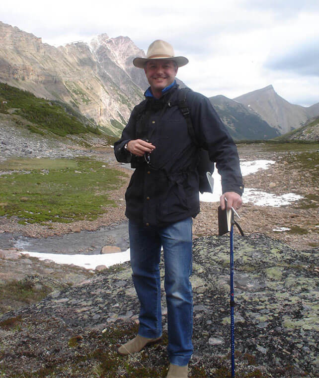 Mark Muller in the Canadian Rockies