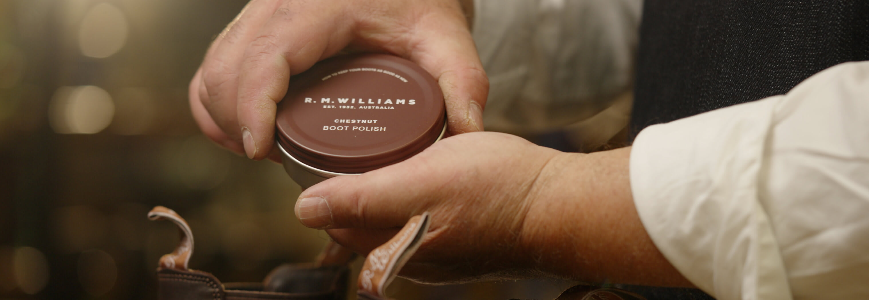 Shoe trees and shoe care of RM Williams