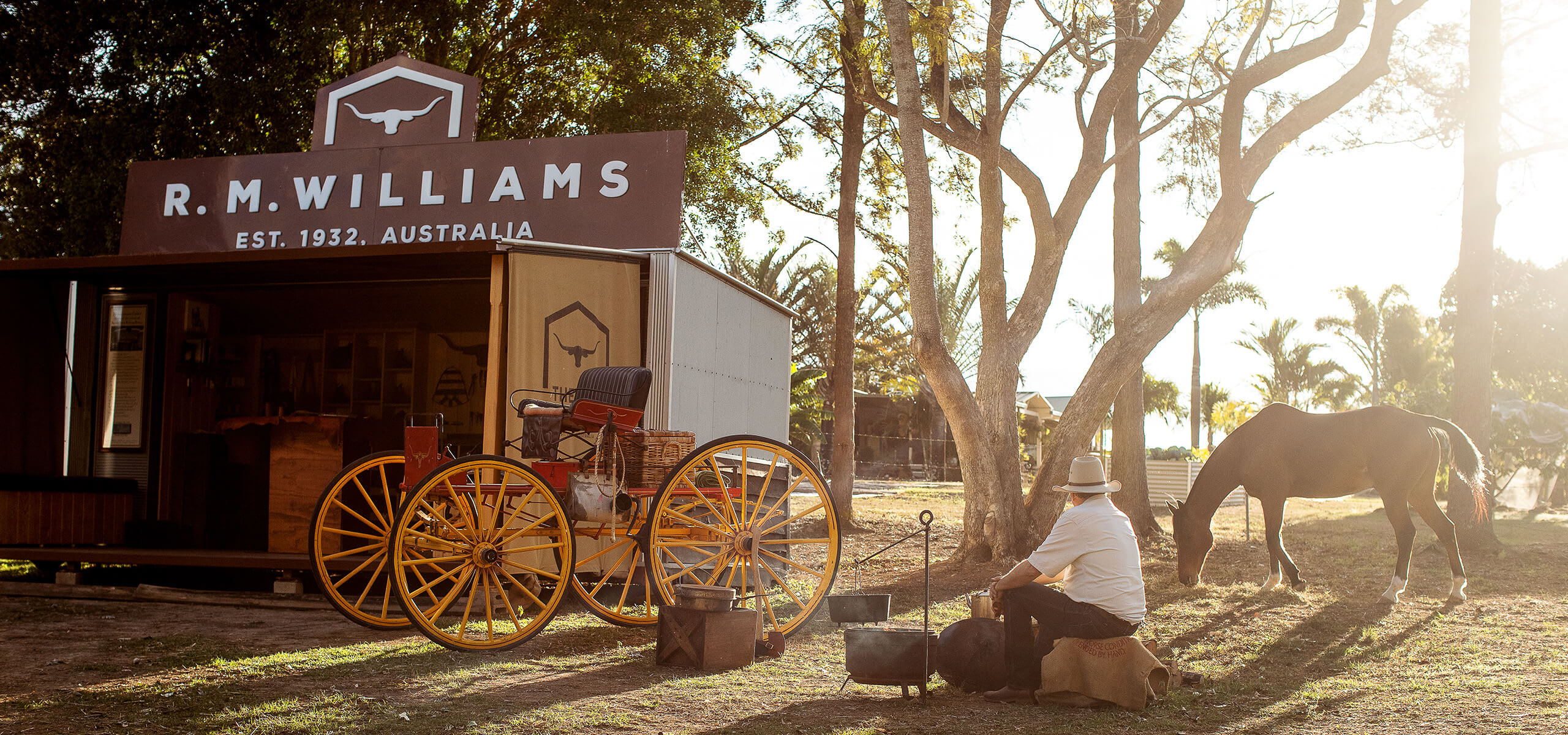 Introducing The Hut – the R.M.Williams travelling workshop
