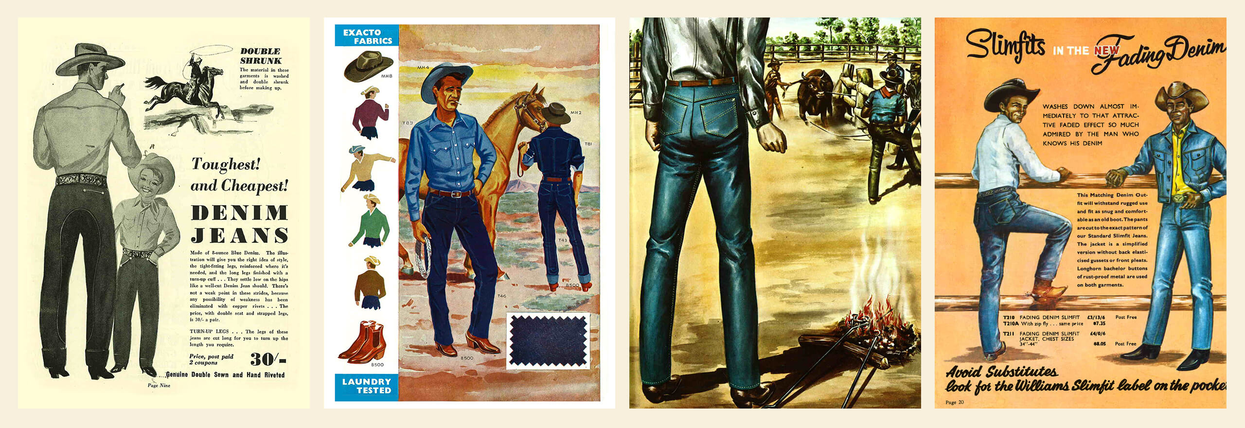 step back in time and see R.M.Williams denim evolve