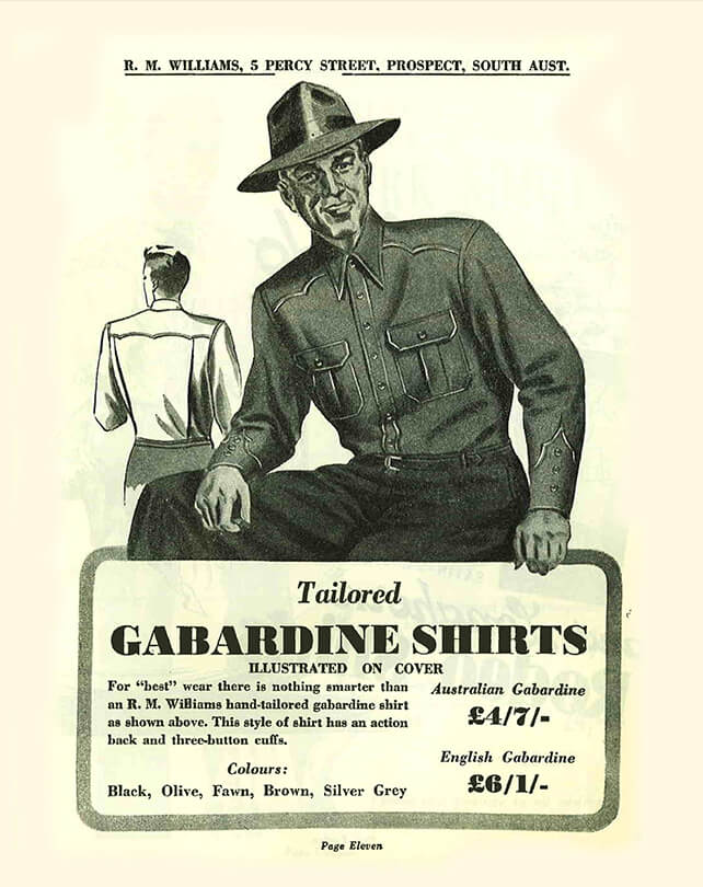 TAILORED GABARDINE SHIRTS