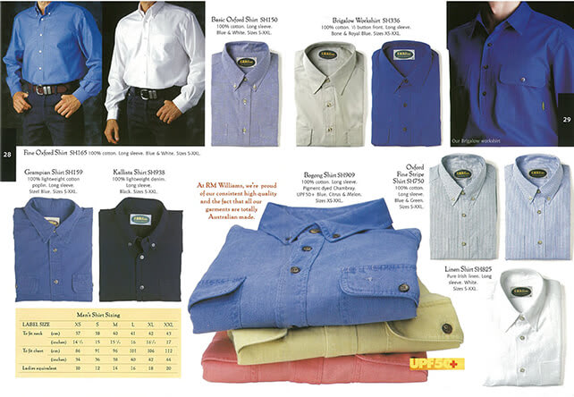 RM Williams Shirts, Men's Stockyard & Work Shirts