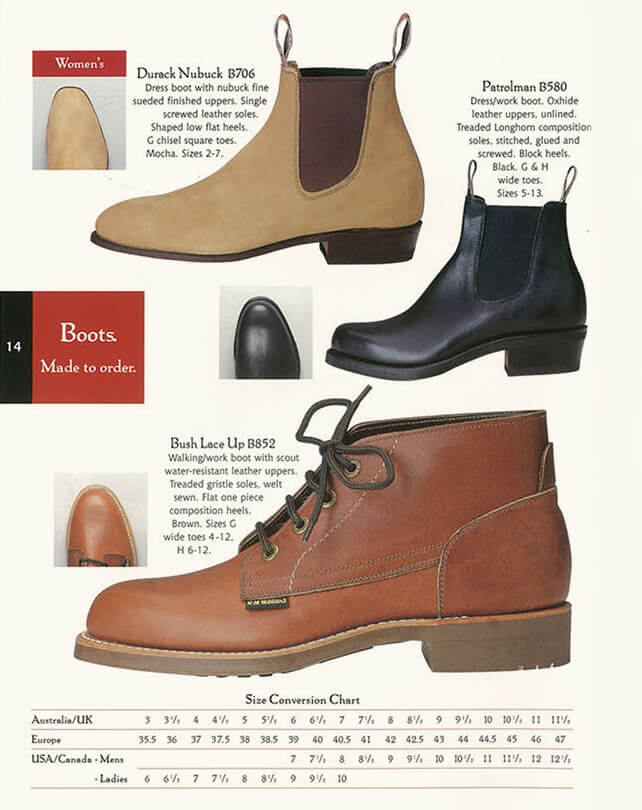 Rm williams boots lace up discount