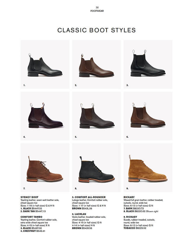 Rm williams lace up hot sale