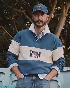Polos and rugby jerseys.