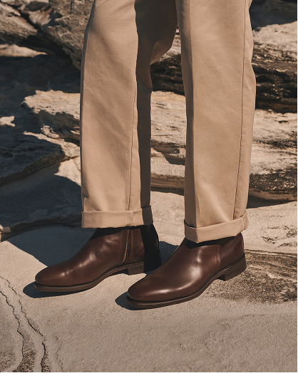 Zip-up boots
