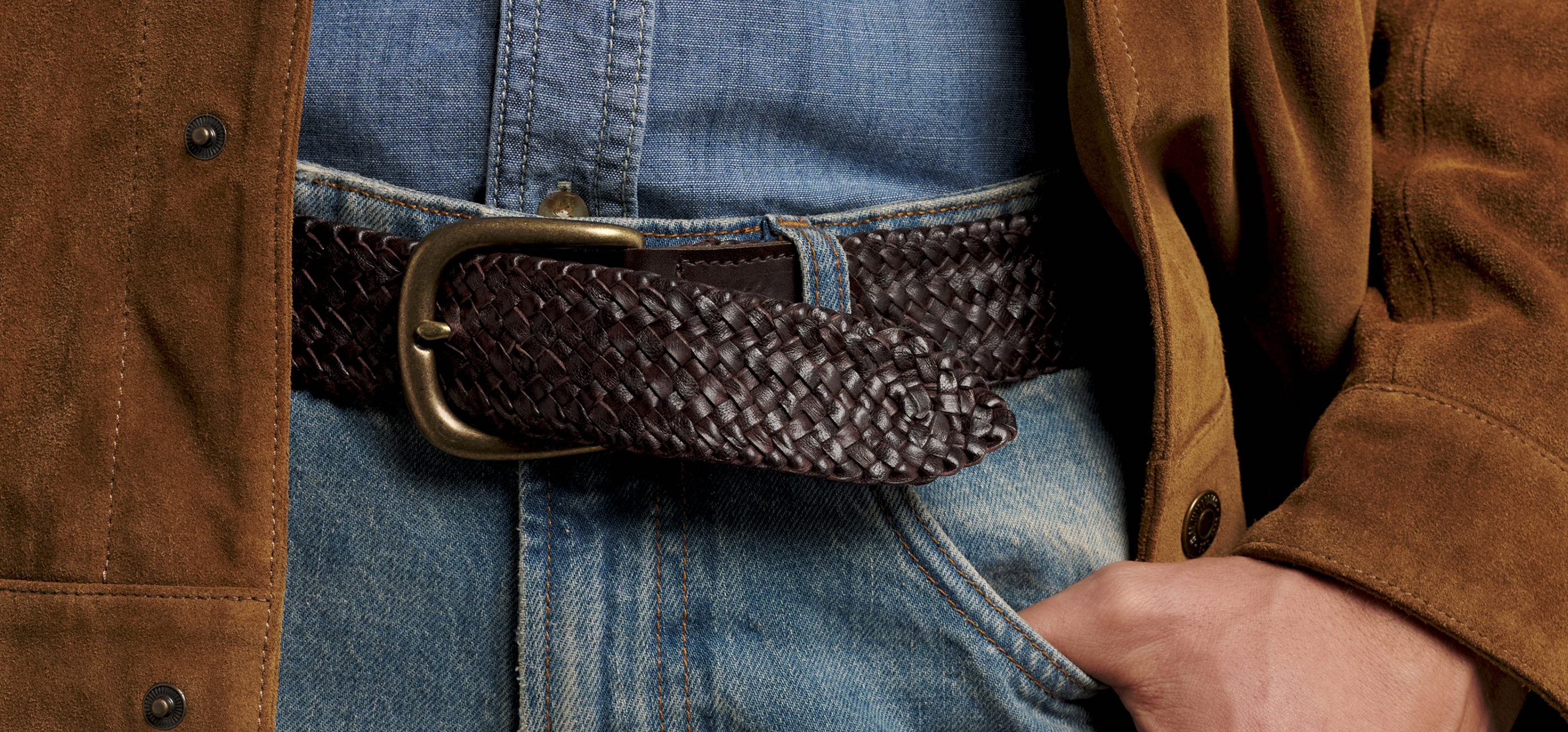 Plaited belt
