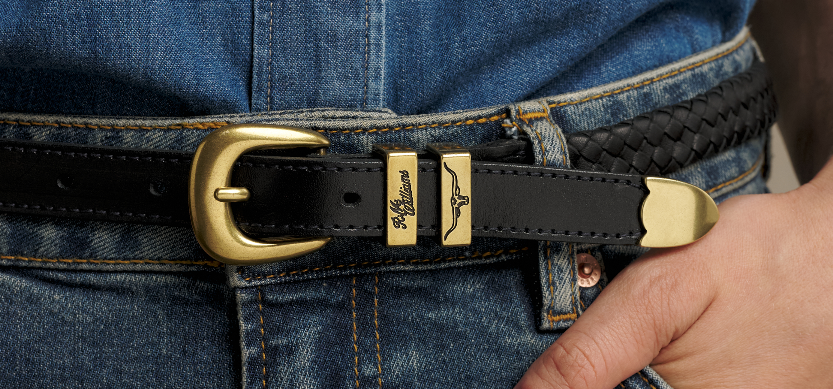 Plaited belt