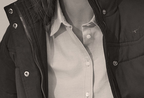 Jukes Puffer Vest - Black | Ladies 