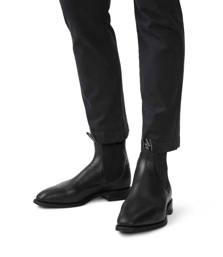 R.M. Williams Comfort Craftsman - Black, Chelsea Boots
