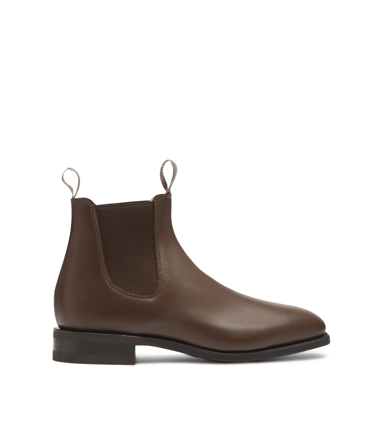 R.M. Williams Comfort Craftsman Chelsea Boot - Rum - G - Wide - 6