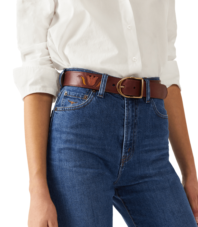 R.M. Williams Leather Waist Belt - Brown Belts, Accessories - WRMWS20438