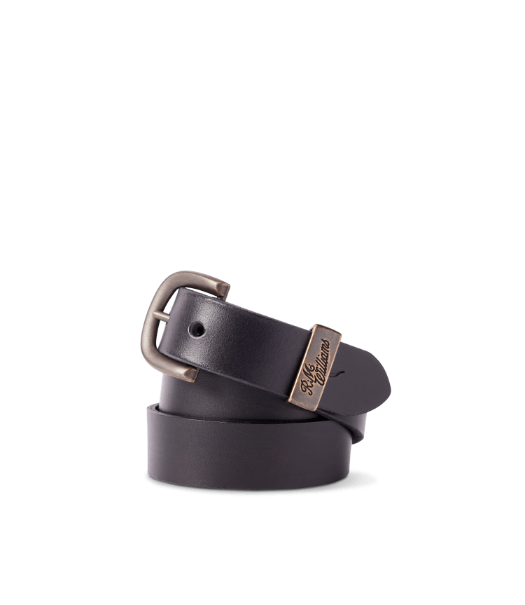 Black 1 1/2 Inch Traditional Belt, R.M.Williams Belts