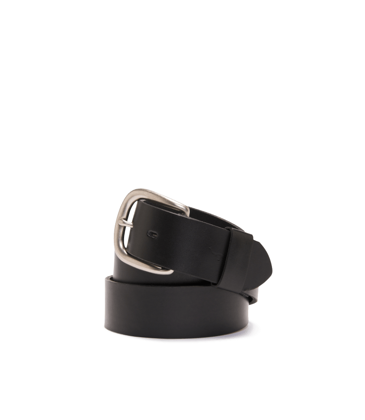 Buckless Handmade Leather Belt - Black