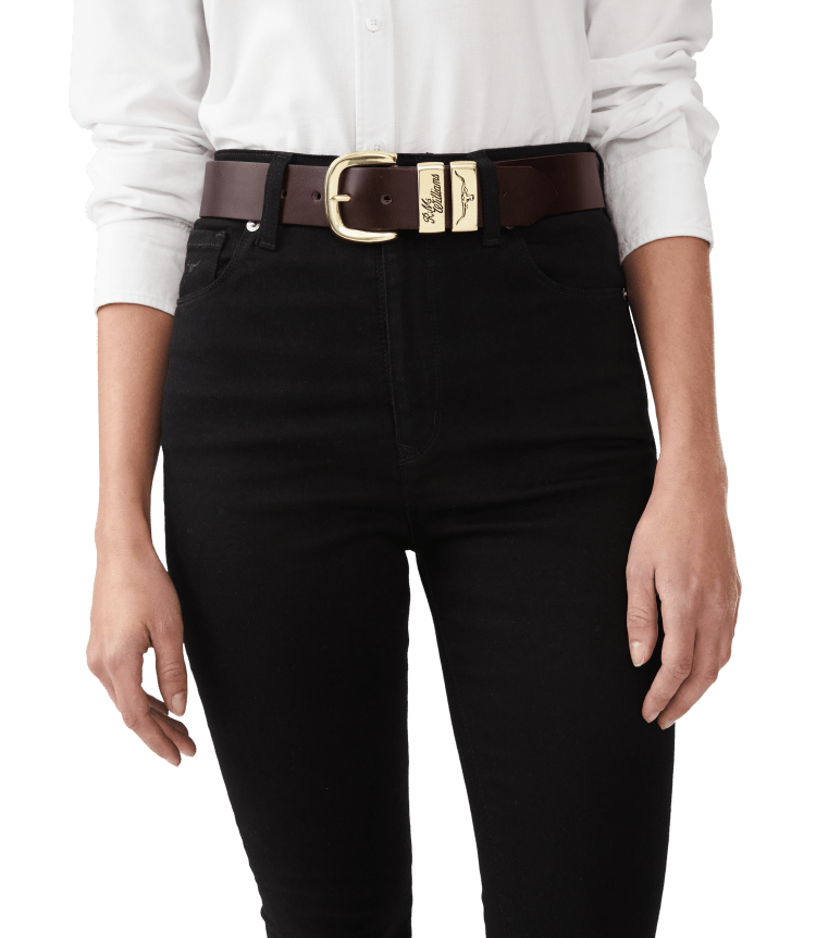 RM Williams Drover Belt – Mid Brown