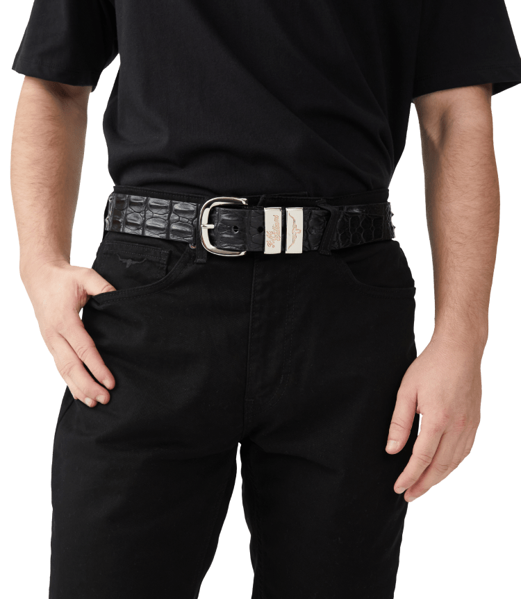 RM Williams Drover Belt Navy - Foxholes Country Pursuits