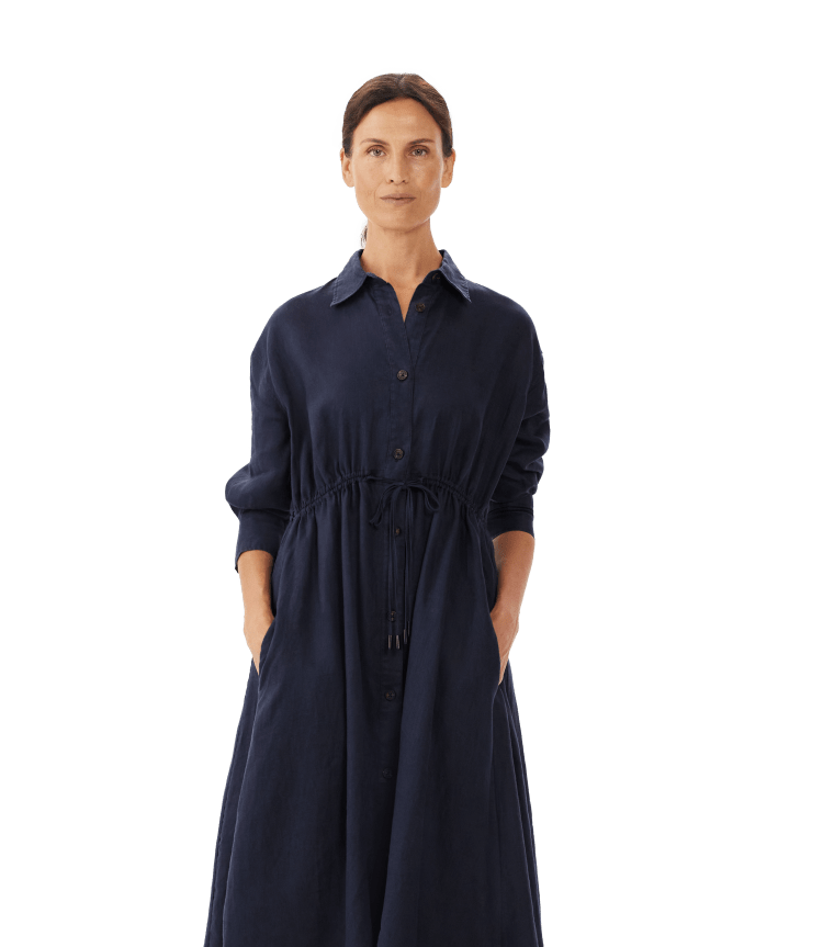 R.M.Williams - Women's Malanda Shirt Dress, Dark Green, (Size 16)