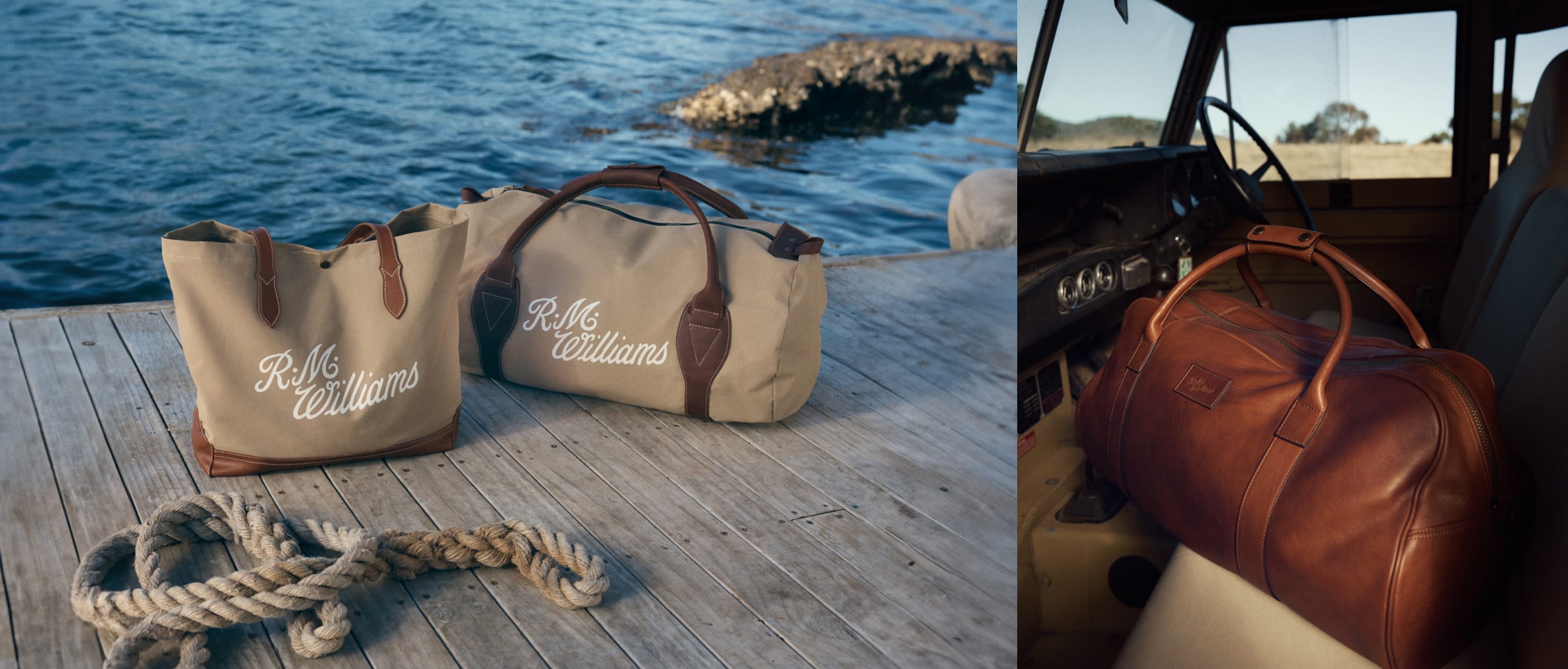 Leather Bags Australia Canvas Bags for Men R.M.Williams New
