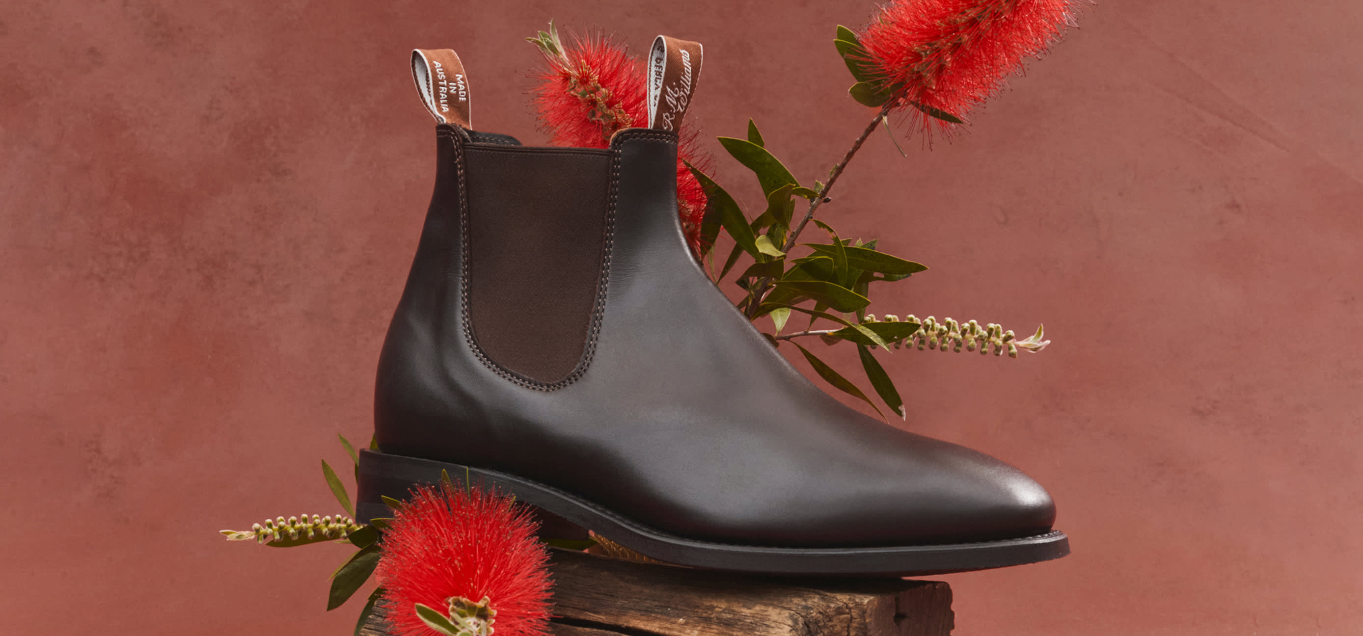 Handcrafted leather boots
