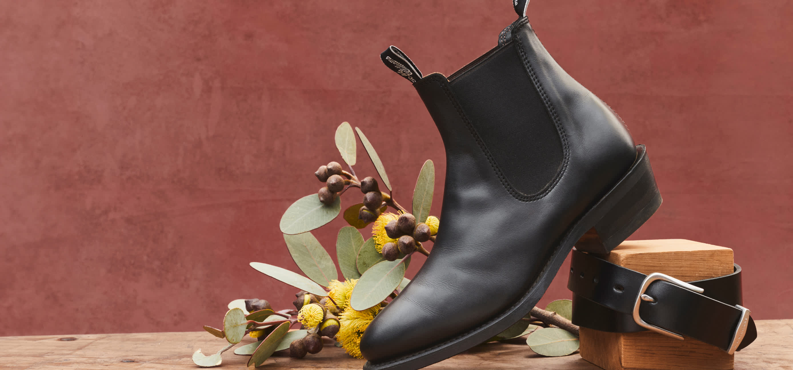 Handcrafted leather boots