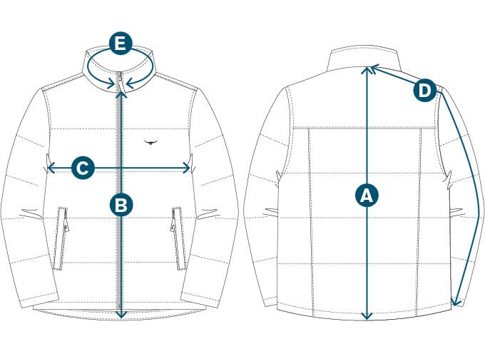 size popup Patterson Creek Jacket