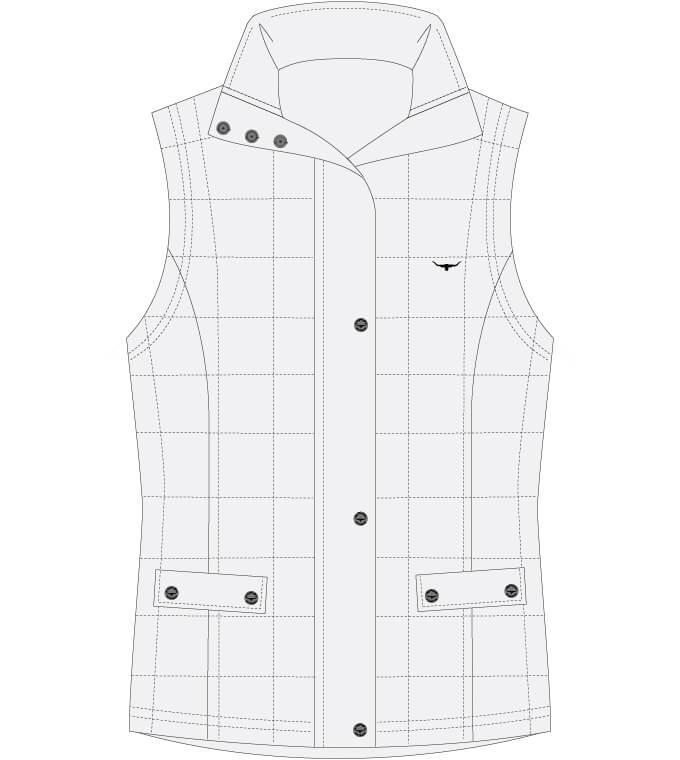 Rm williams vest womens top