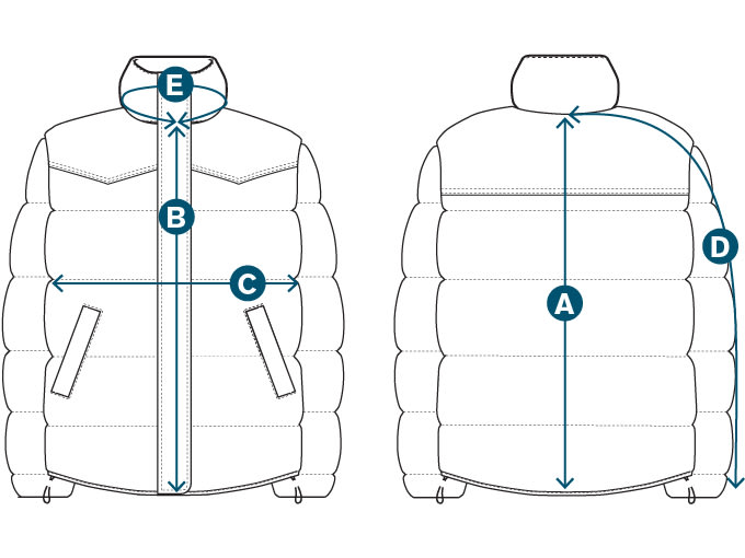 Down jacket fit guide deals