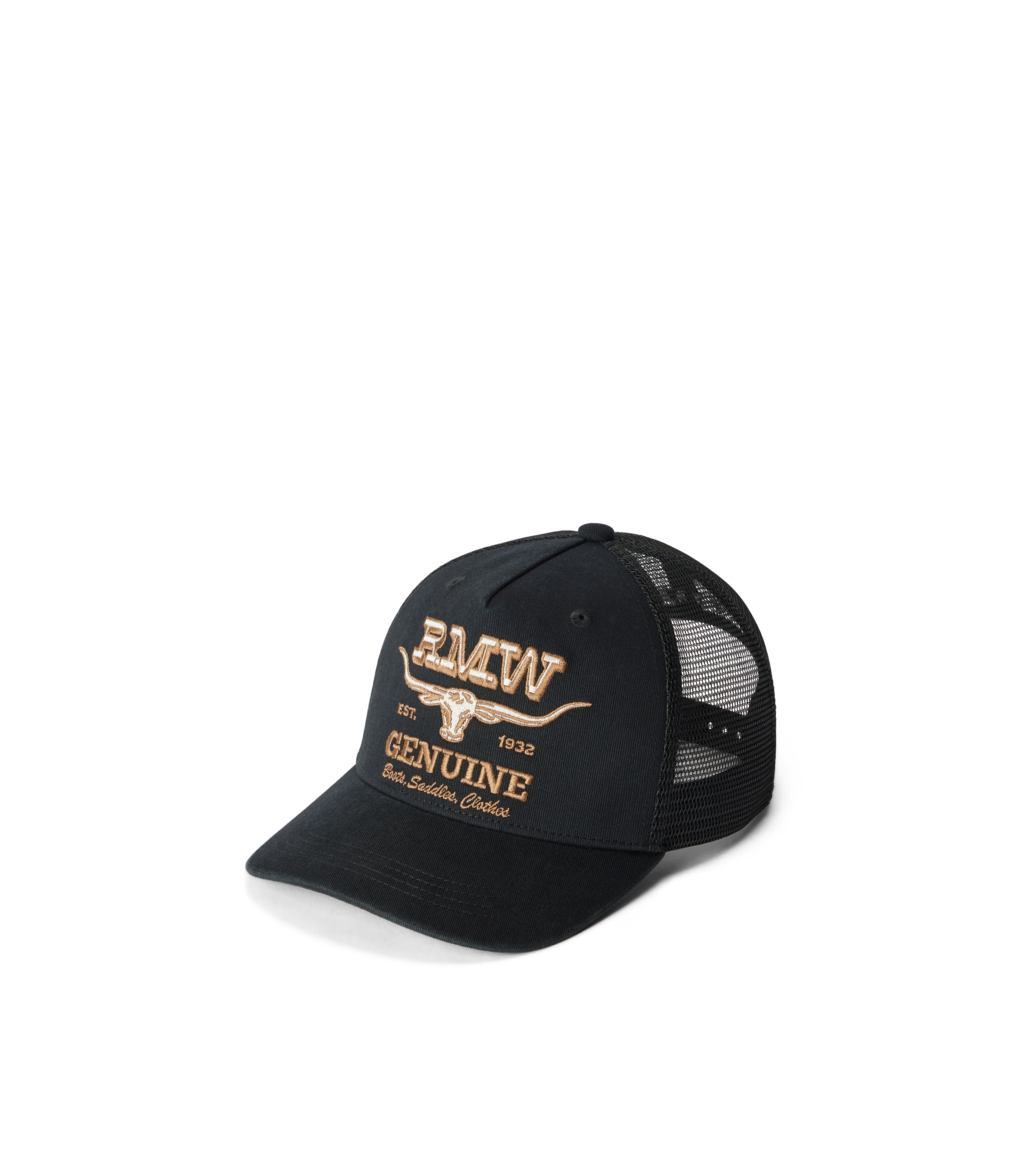 Genuine longhorn trucker cap