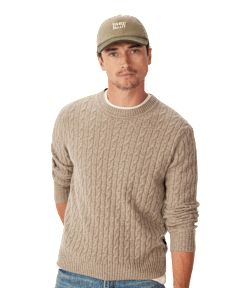 Branded twill cord cap