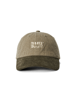 Branded twill cord cap