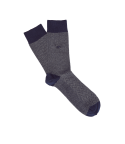 Fine gauge cotton sock